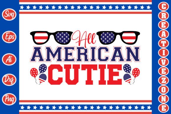 All American Cutie: A Versatile Digital Cutting File for Creative Entrepreneurs