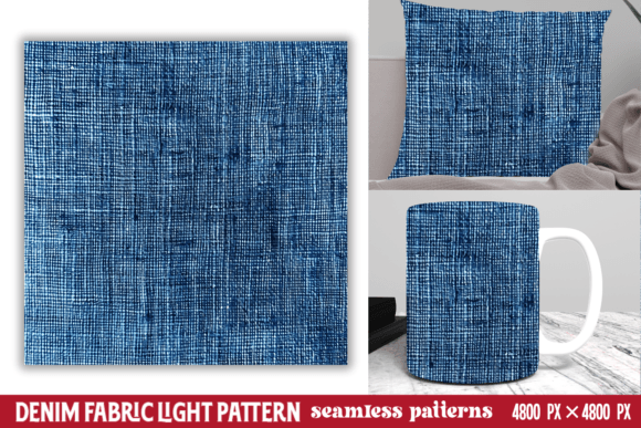 Denim Fabric Light Blue Texture Patterns