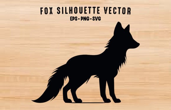 Free Fox Silhouette SVG Clipart