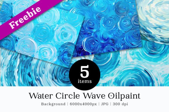 Freebie Water Circle Wave Rain Artprint: A Versatile Digital Resource for Creative Projects