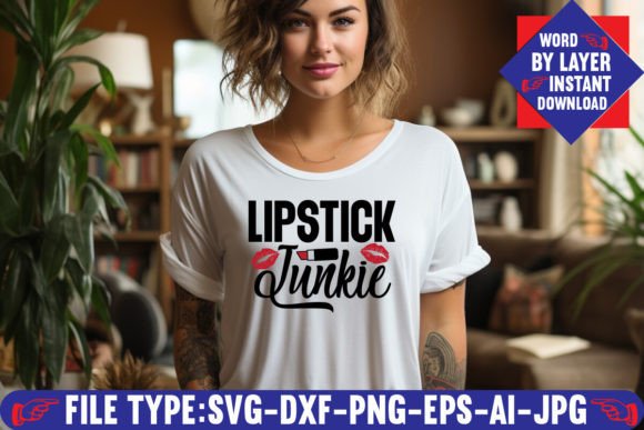 Lipstick Junkie SVG Design: A Creative Powerhouse for Digital Artisans