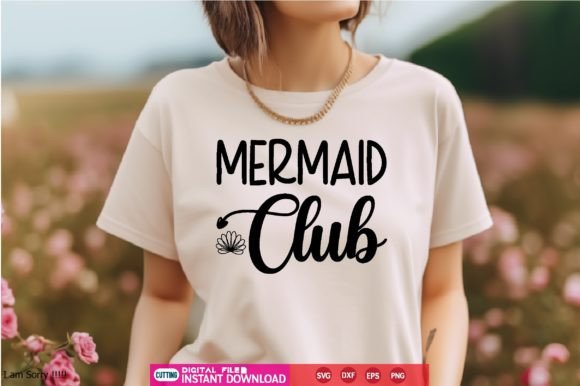 Mermaid Club Svg