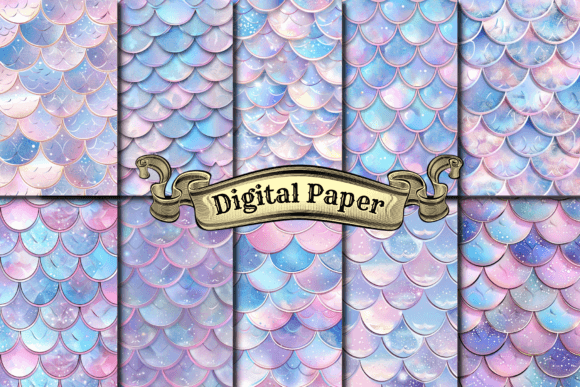 Mermaid Pastels Digital Paper: A Versatile Tool for Modern Creatives and Entrepreneurs