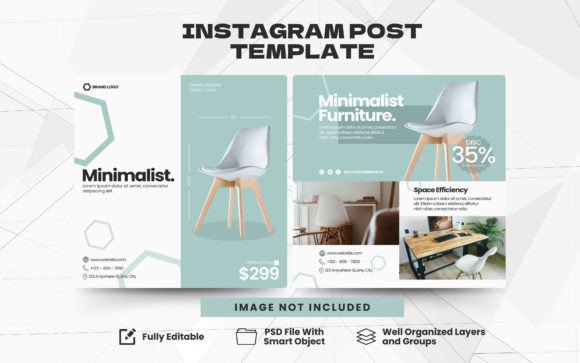 Minimalist Furniture for Instagram Feed: Clean Design for Modern Branding