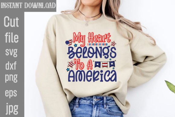 My Heart Belongs to a America SVG: A Versatile Patriotic Design for Every Creator