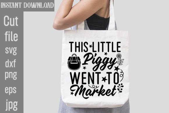 Unlock Creative Projects with This Little Piggy Went to Market SVG and Digital Design Bundle
