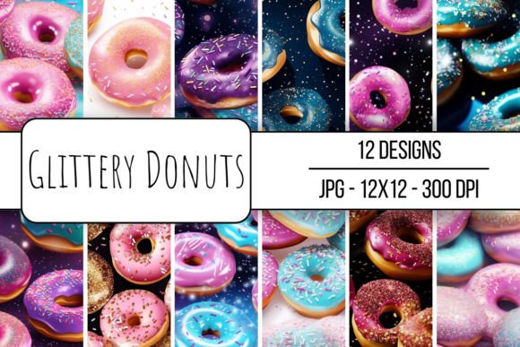 Unlocking Creative Potential with the Glittery Donuts Seamless Pattern Collection
