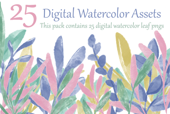 Watercolor Foliage Assets: Evaluating a Digital Leaf Pack for Creative Projects